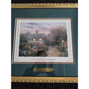 Thomas Kinkade Open Gate Collectors Society Framed Print Signed Certified Rare